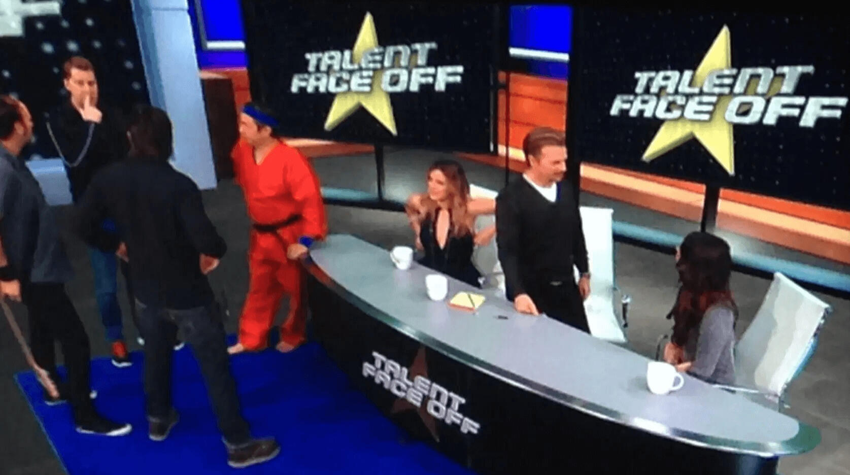 Talent Face Off Game Show Set