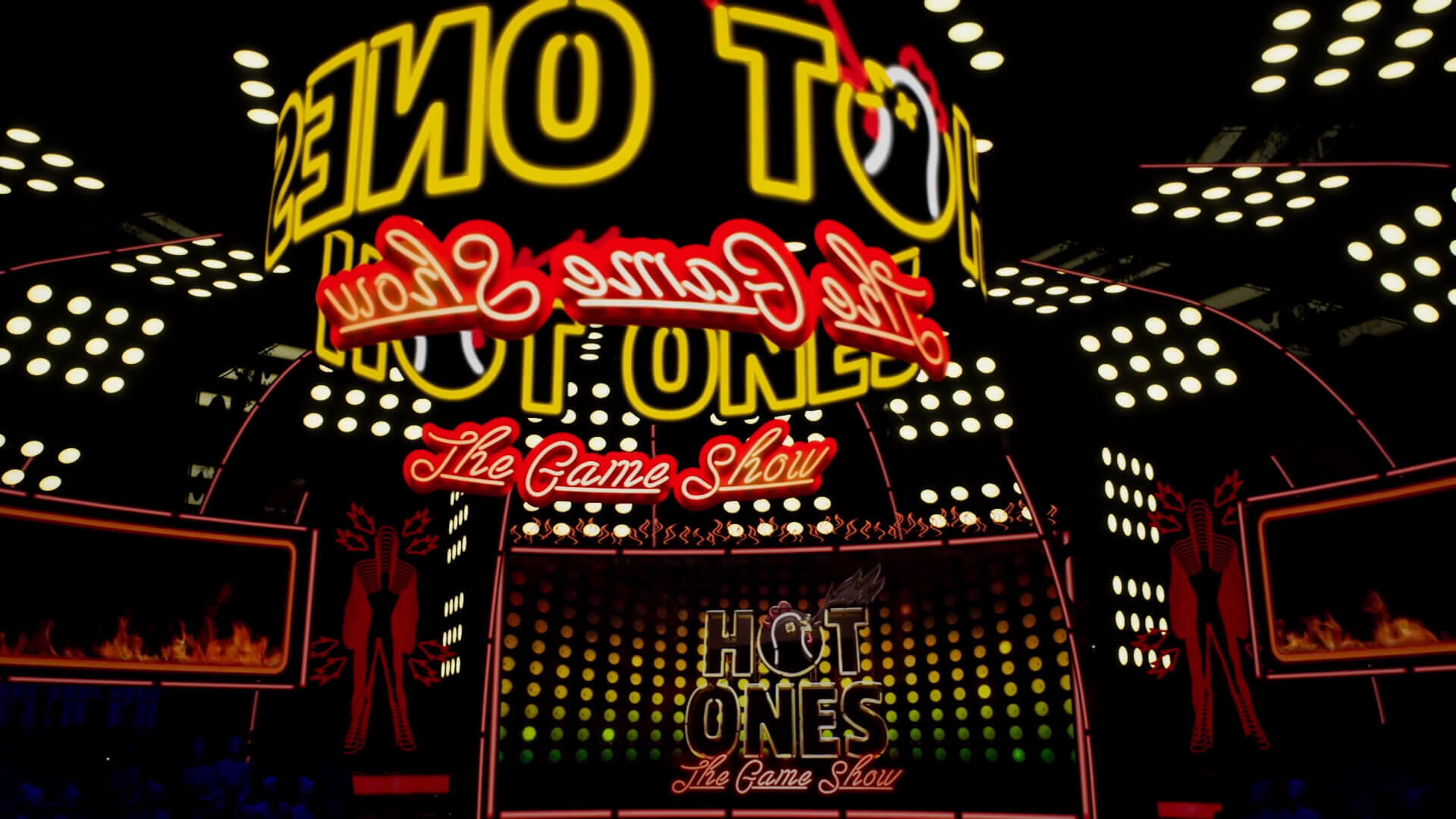 Hot Ones the Game Show Set